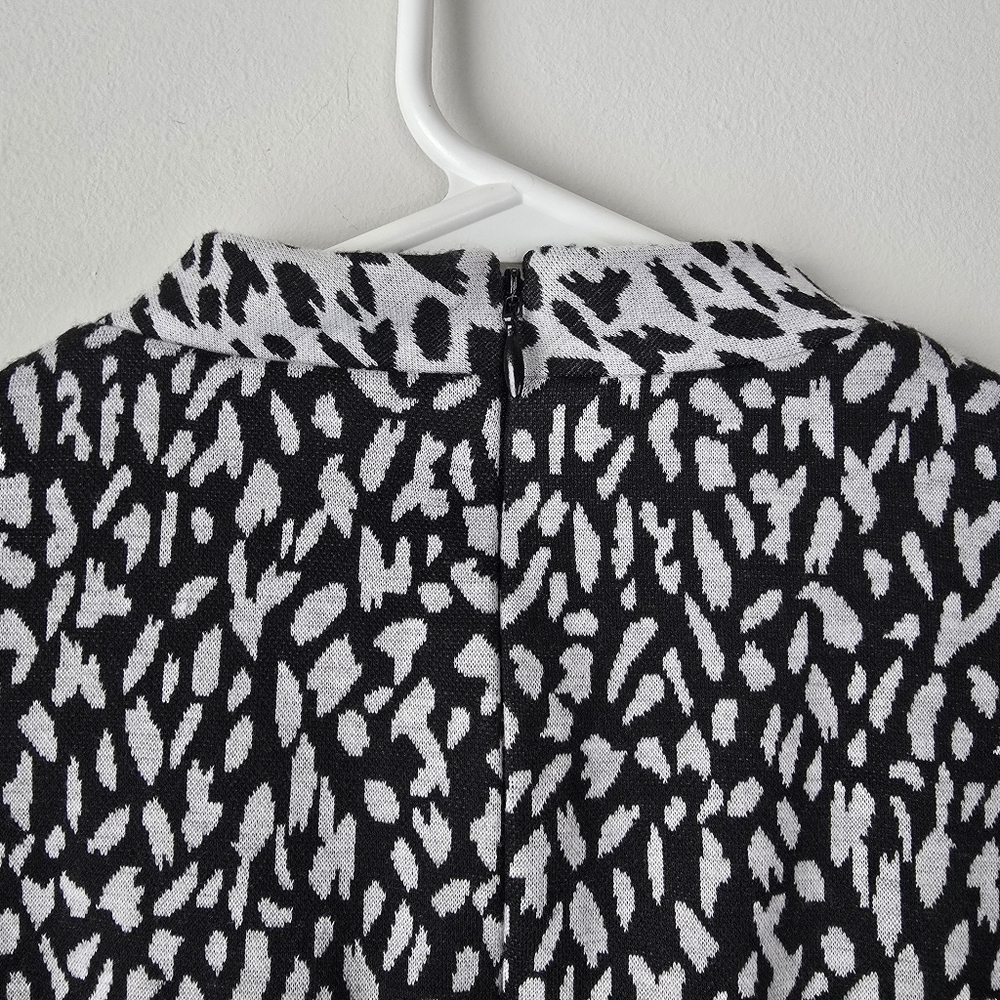 Hutch Long Sleeve Spotted Mini Dress Size XS Ruffles Tie Waist Mock Neck Pockets - Picture 8 of 16